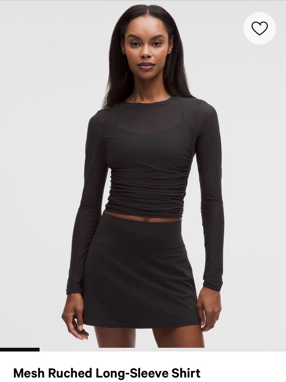 Lululemon Mesh Ruched Longsleeve Women’s
